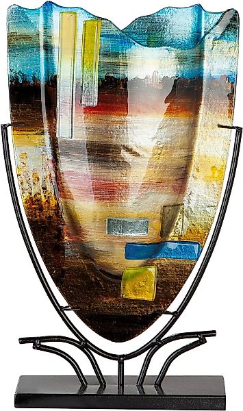 GILDE GLAS art Dekovase "Campo", (1 St.), aus Glas, Höhe ca. 48 cm günstig online kaufen