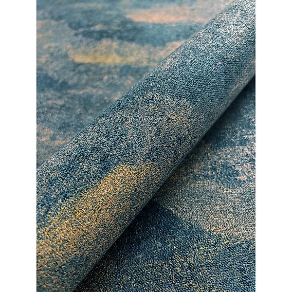 Newroom Vliestapete Mislav Dark Blue Unifarbe Modern FSC® günstig online kaufen