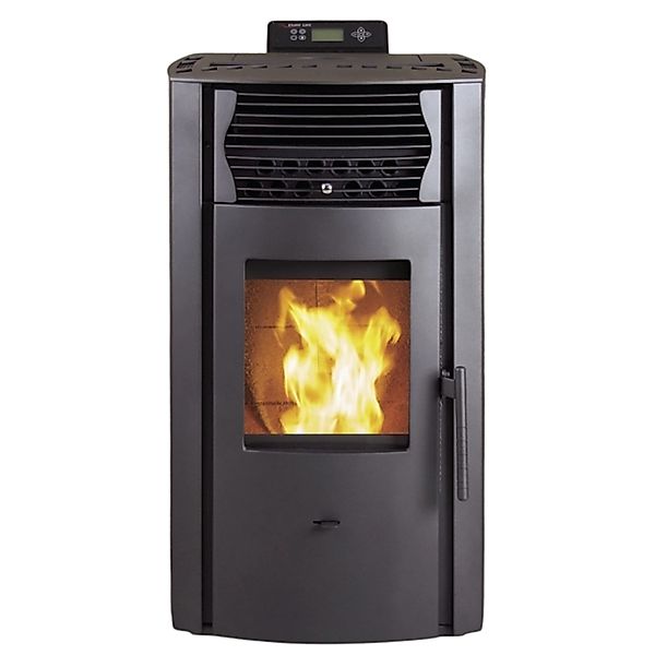 SCHENGER Pelletofen HP51 Schwarz 8,8kW A+ Vollautomatisch WIFI+ECO+TIMER günstig online kaufen