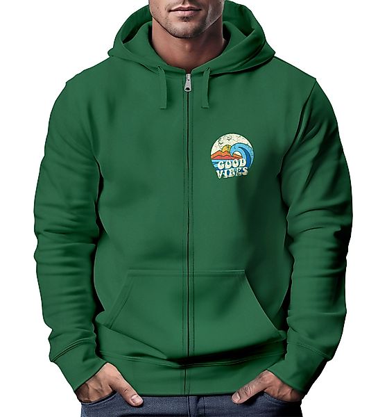 Neverless Sweatjacke Herren Zip Hoodie Sweatjacke günstig online kaufen