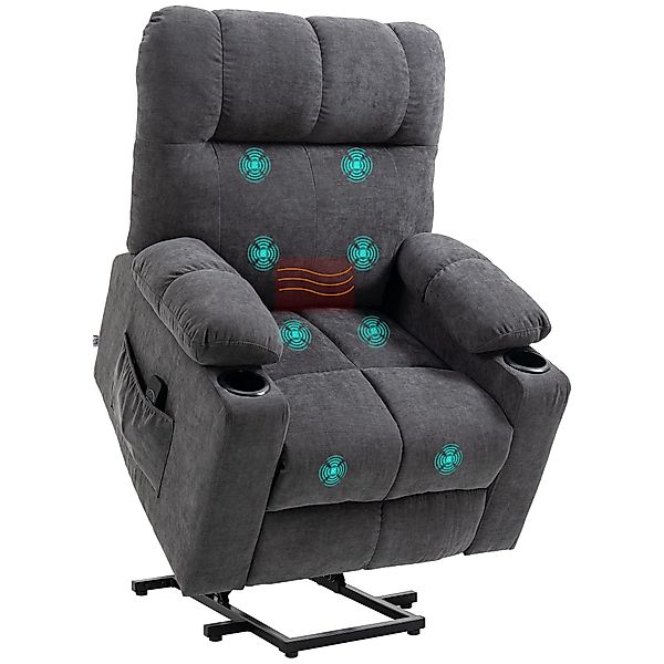 HOMCOM Massagesessel Sessel mit Aufstehhilfe, Elektrischer günstig online kaufen