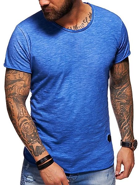 behype T-Shirt MSOHIO mit Rundhals-Ausschnitt Herren Crew-Neck Shirt günstig online kaufen