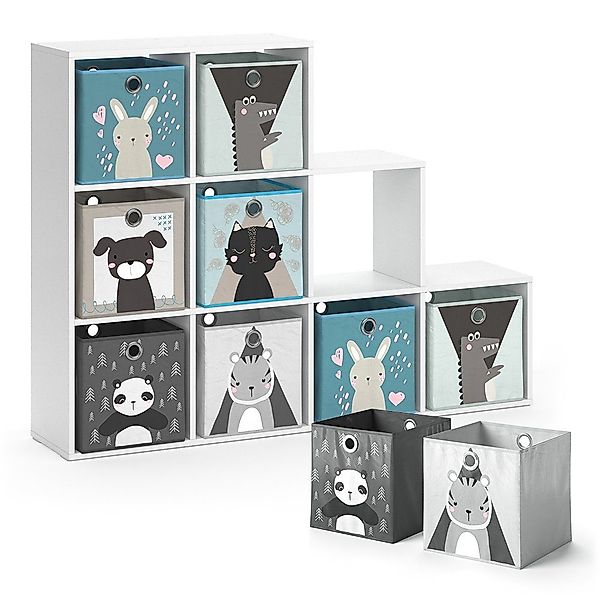 Vicco Bücherregal, Weiß, 142.5 x 107.8 günstig online kaufen