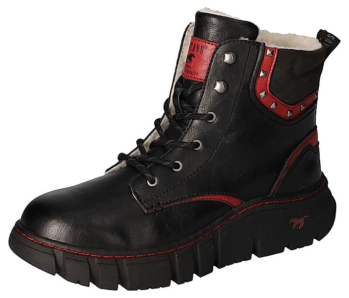 Mustang Shoes Winterboots, Plateau, Schnürboots, Stiefelette günstig online kaufen