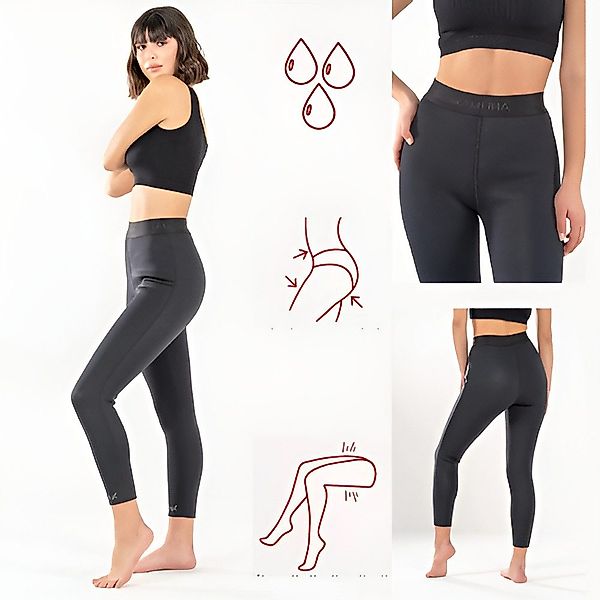 Yamuna Leggings Sauna Effekt Neopran Trainingshose, günstig online kaufen