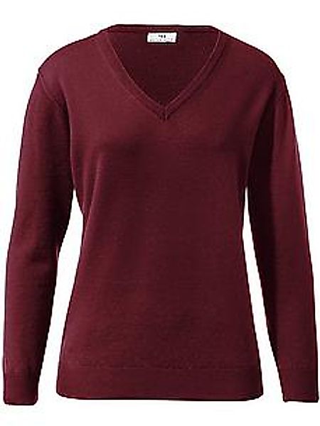 V-Pullover aus 100% Schurwolle Pure Tasmanian Wool Peter Hahn pink günstig online kaufen