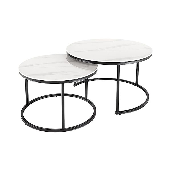 riess-ambiente Couchtisch ELEGANCE Ø75cm weiß / günstig online kaufen