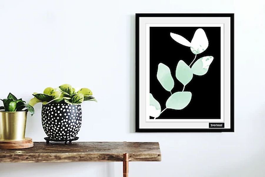 Bruno Banani Bild mit Rahmen »Eukalyptus - Gerahmter Digitaldruck - Wandbil günstig online kaufen