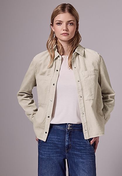 STREET ONE STUDIO Cordjacke, ohne Kapuze, mit Knopfleiste günstig online kaufen