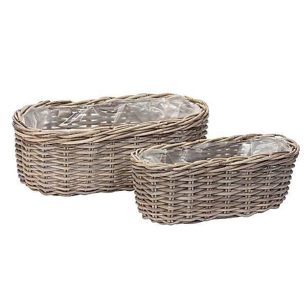 Grafelstein Blumentopf Pflanzkorb BASKET grau aus günstig online kaufen