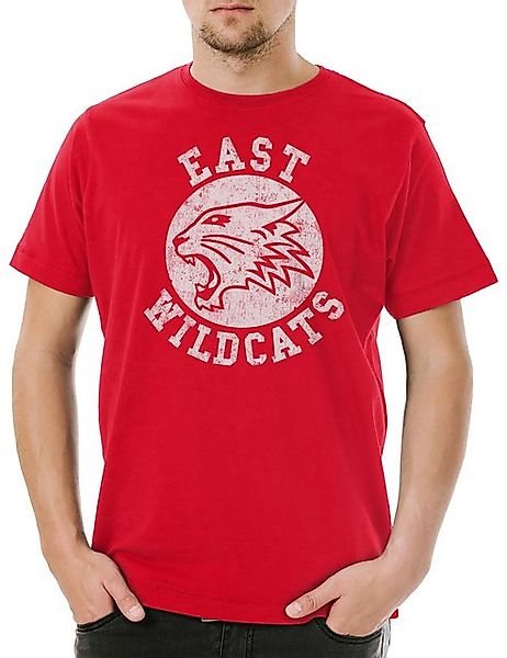 Urban Backwoods Print-Shirt East Wildcats Herren T-Shirt High School Basket günstig online kaufen