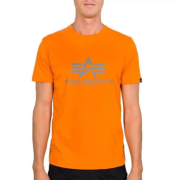 Alpha Industries Basic Kurzärmeliges T-shirt S Alpha Orange günstig online kaufen