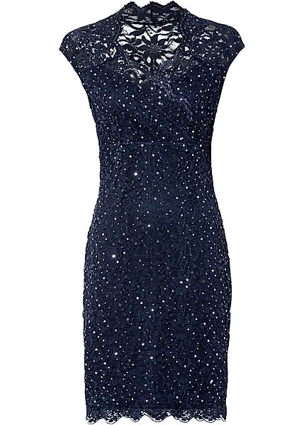 Spitzen-Kleid mit Pailetten günstig online kaufen