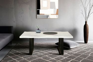 byLIVING Couchtisch "Stone" 1 Stk. tlg. aus echtem weißen Marmor mit natürl günstig online kaufen