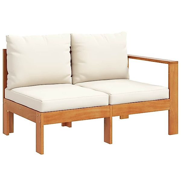 vidaXL Sofaelement Gartensofa mit 1 Armlehne günstig online kaufen