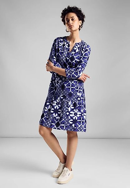 STREET ONE Blusenkleid Ohne Taschen mit allover Print günstig online kaufen