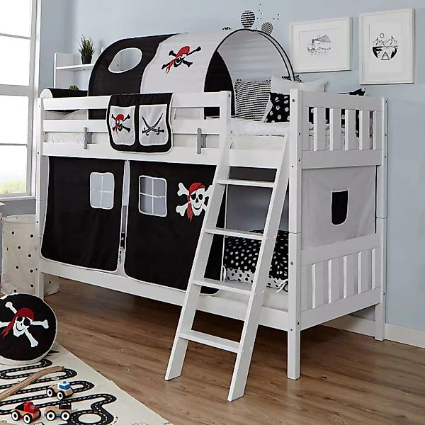 Kinderetagenbett im Piraten Design 140 cm breit günstig online kaufen