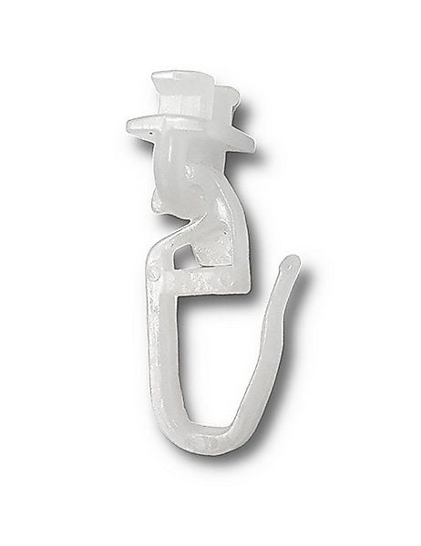 nodeko Gardinenhaken 100 Gleiter mit Faltenhaken zum Eindrehen für Vorhangs günstig online kaufen