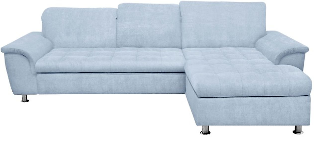 DOMO collection Ecksofa »Franzi Steppung im Sitzbereich B7T/H: 278/162/80 c günstig online kaufen