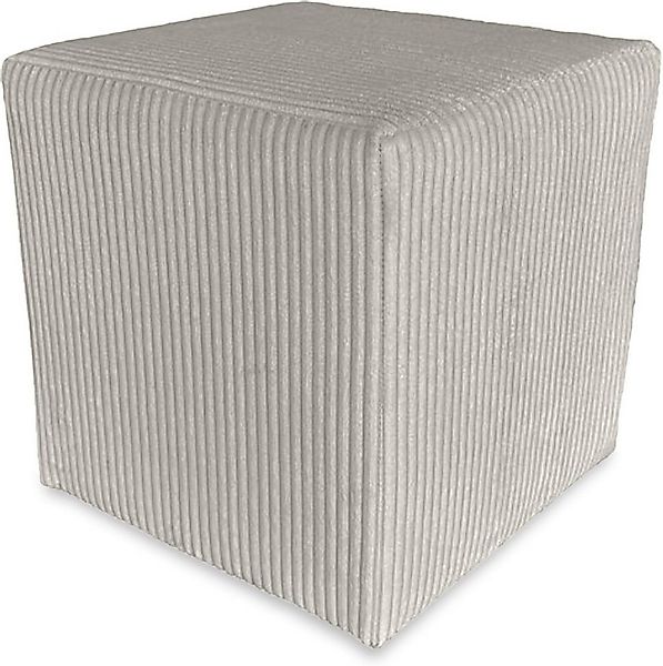 Best for Home Sitzwürfel Best For Home Sitzwürfel Pouf Hocker – Samt, Fußho günstig online kaufen
