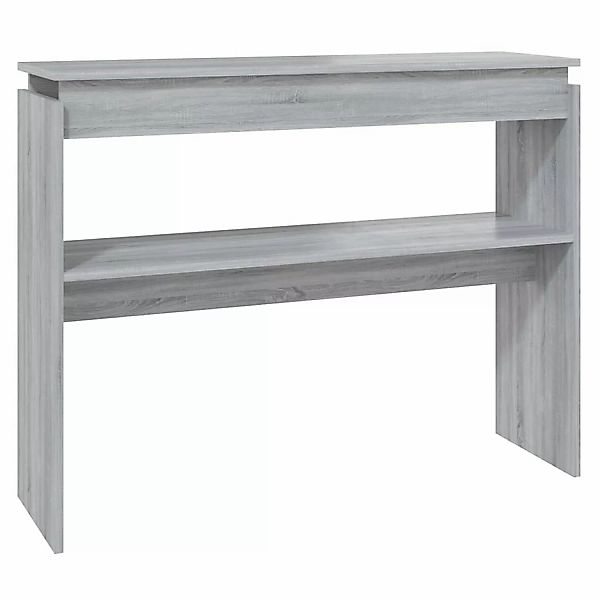 vidaXL Beistelltisch Konsolentisch Grau Sonoma 102x30x80 günstig online kaufen