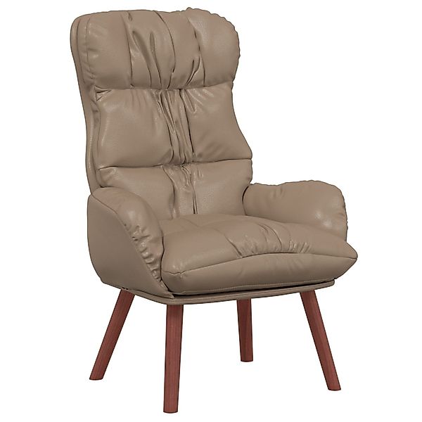 vidaXL Sessel Relaxsessel Cappuccinobraun Kunstleder (1-St) günstig online kaufen