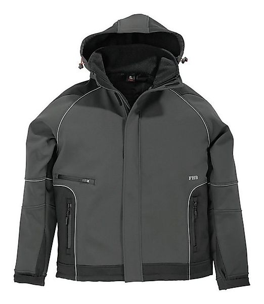 FHB Softshelljacke Jacke Walter, Softshell, Größe 2XL, anthrazit/schwarz günstig online kaufen