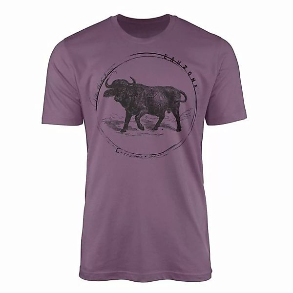 Sinus Art T-Shirt Evolution Herren T-Shirt Büffel günstig online kaufen