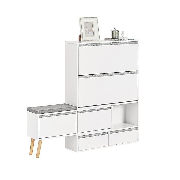 SoBuy Schuhschrank FSR134 Schuhablage mit 2 günstig online kaufen