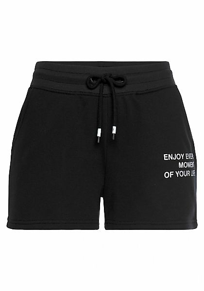 Buffalo Sweatshorts, mit Statement Druck, Loungewear günstig online kaufen