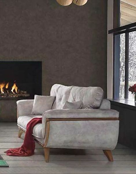 JVmoebel Sofa Luxus Dreisitzer Moderne Couch Polster Möbel Graue Couch, Mad günstig online kaufen
