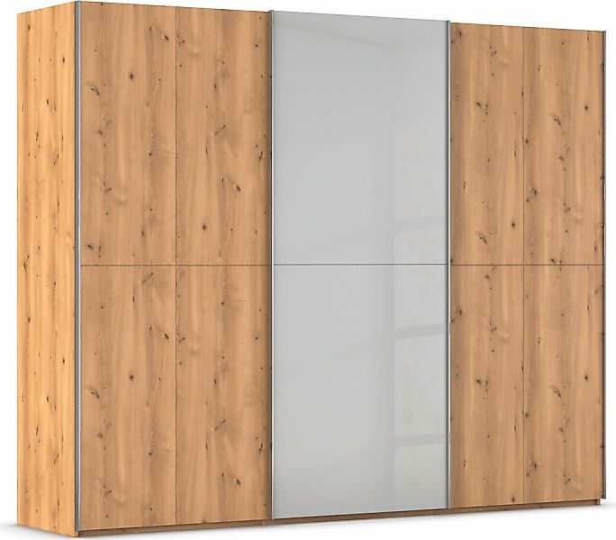 rauch Schwebetürenschrank "Scale-WOOD", edle geteilte Front in massiver Ast günstig online kaufen