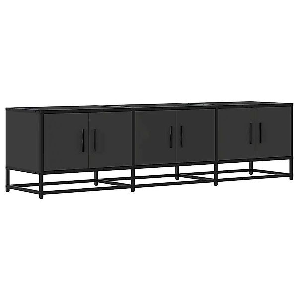vidaXL TV-Schrank Schwarz 150x35x41 cm Holzwerkstoff und Metall 848859 günstig online kaufen