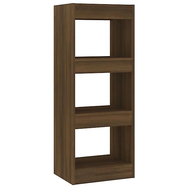 vidaXL Bücherregal/Raumteiler Braun Eiche 40x30x103cm Holzwerkstoff 813589 günstig online kaufen