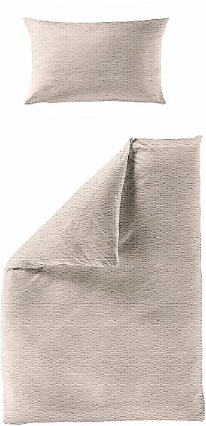 BIERBAUM Bettwäsche "4134" 2 Stk. tlg. Premium Mako-Satin Seersucker, 100 % günstig online kaufen