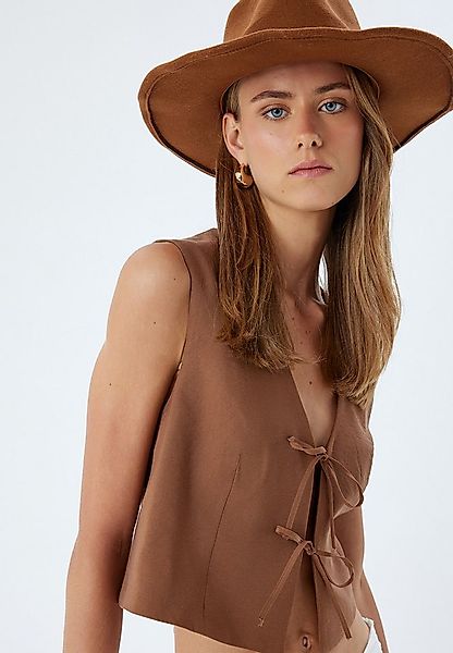 Koton Anzugweste V-Kragen Mit Einbanddetail günstig online kaufen