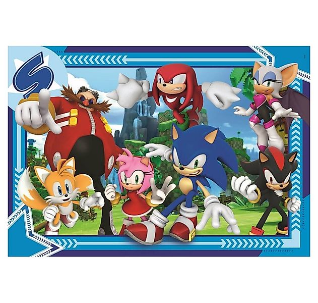 Clementoni® Puzzle Clementoni - Puzzle Super - Sonic (300 Stück) (21729), P günstig online kaufen