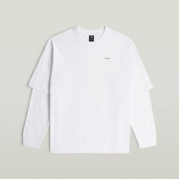 G-Star Raw  T-Shirts & Poloshirts D28600-E385 DOUBLE SLEEVE LOOSE R T-110 W günstig online kaufen