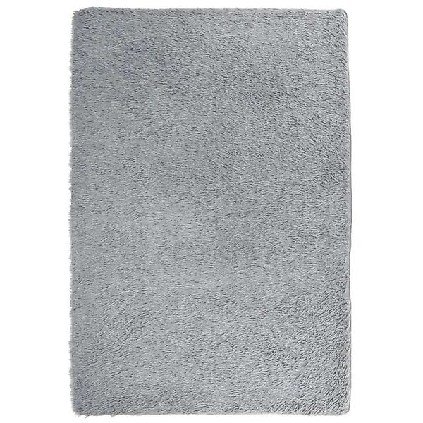 vidaXL Teppich Shaggy Hochflor NAVARRA Hellgrau 120x170 cm Polyester 410282 günstig online kaufen