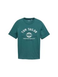 TOM TAILOR T-Shirt mit großem Logofrontprint günstig online kaufen