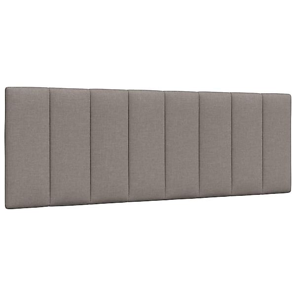 vidaXL Bett, Kopfteil-Kissen Taupe 140 cm günstig online kaufen