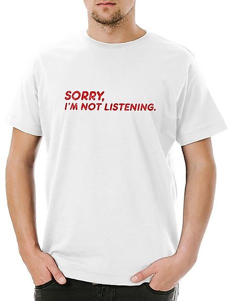 Urban Backwoods Print-Shirt Urban Backwoods Sorry I'm Not Listening Herren günstig online kaufen