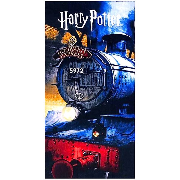 Harry Potter Badetuch Hogwarts Express, Mikrofaser, günstig online kaufen