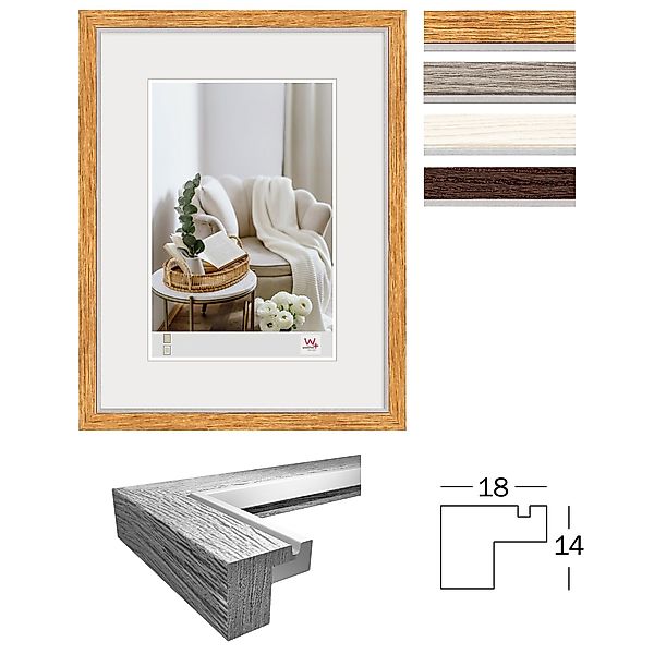 Walther Design Bilderrahmen Hygge MDF Holzrahmen günstig online kaufen
