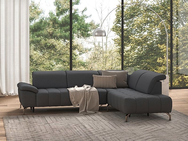 sit&more Ecksofa "Cool L-Form" wahlweise mit Kopfteilverstellung und Vorzie günstig online kaufen