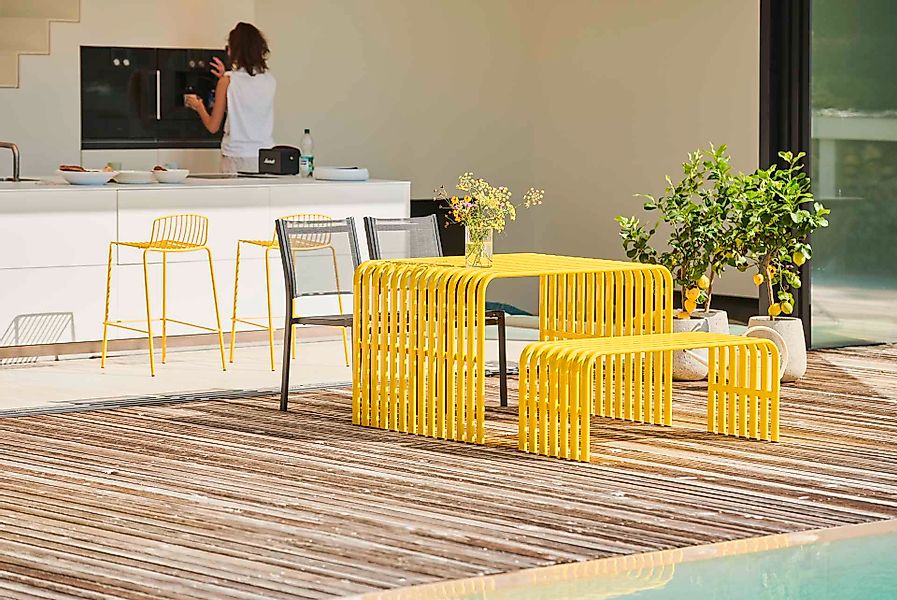 Tisch Campus Stahl Zinkgelb günstig online kaufen