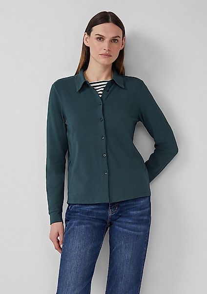 s.Oliver Langarmshirt T-Shirt Elastische Jerseybluse günstig online kaufen
