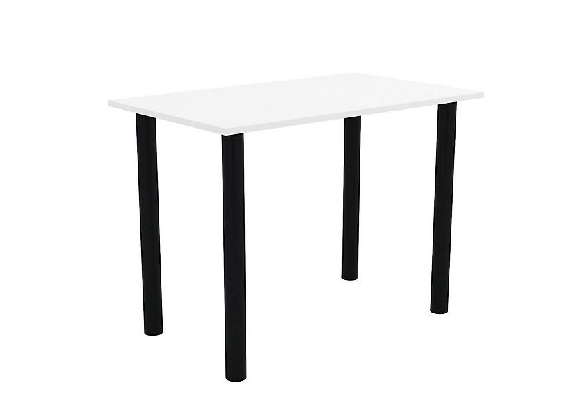 AKKE Esstisch, Esszimmertisch mit schwarzen Beinen Küchentisch Bürotisch 2m günstig online kaufen