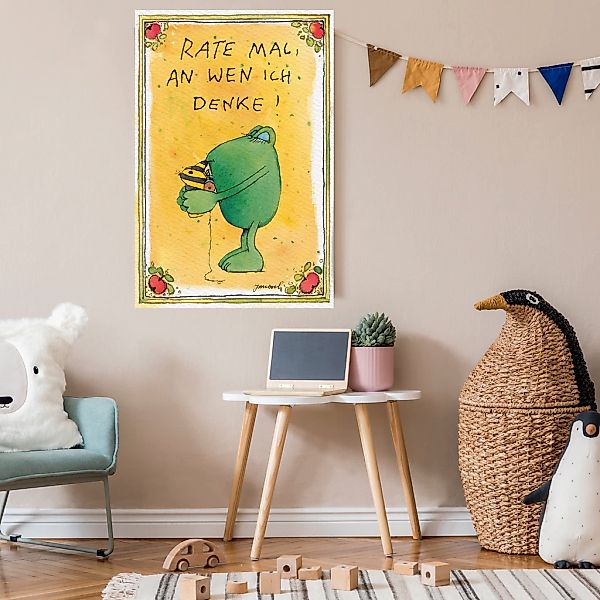 LuckyLinde Leinwandbild "Der Froch und die Tigerente - Rate mal…" Ente  Fig günstig online kaufen