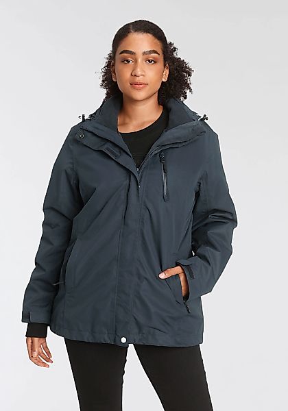 Polarino 3-in-1-Funktionsjacke, (2 St.), mit Kapuze, Außenjacke: 3.000mm Wa günstig online kaufen